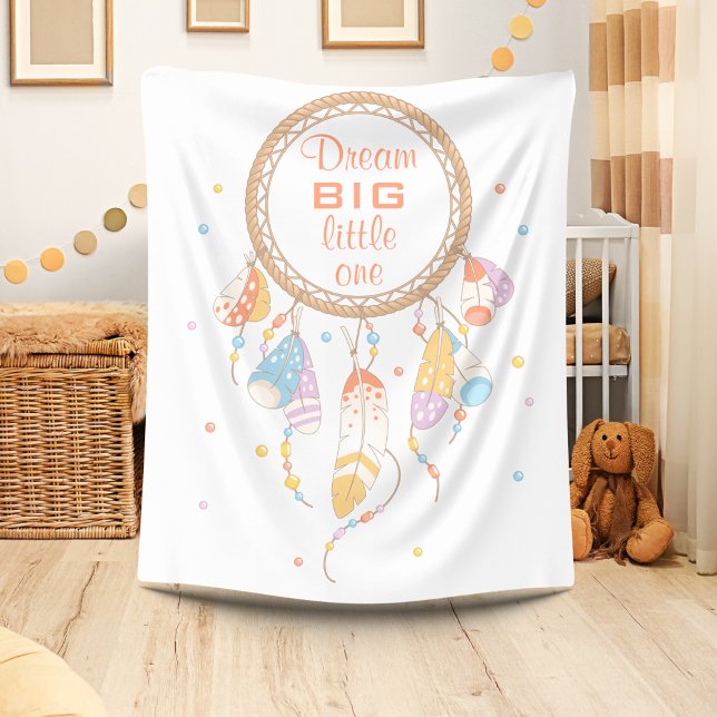 Couverture Polaire Citation de Boho de Dreamcatcher (Créateur téléchargé)