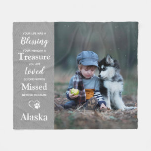 Couverture Polaire Citation de la sympathie de l'animal de compagnie