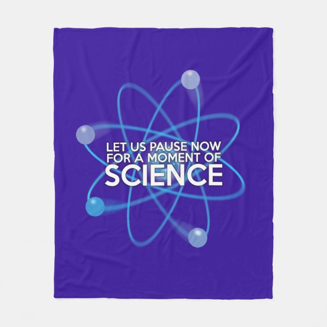 Couverture Polaire Citation de science cool Moderne drôle Dire (Devant)