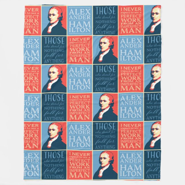 Couverture Polaire Citations d'Alexander Hamilton (Devant)