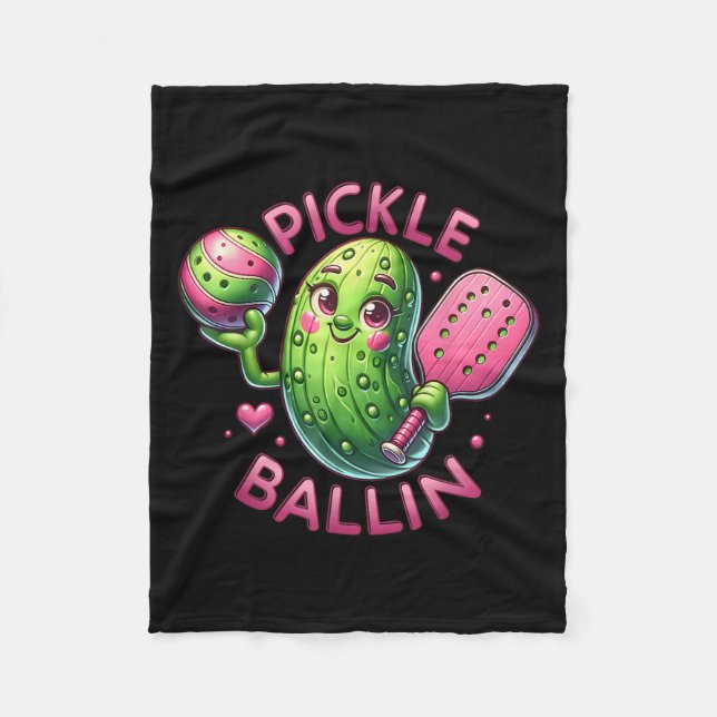 Couverture Polaire Ckle Ballin Cute Ckleball Women Girls Ckleball Lov (Devant)