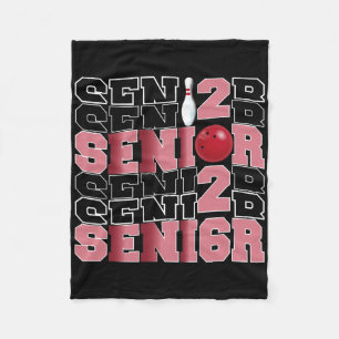 Couverture Polaire Cl Réтро De 2026 Bowling Senior Senior Night 2026