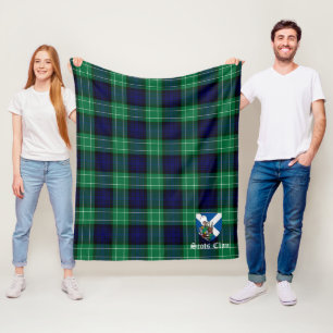 Couverture Polaire Clan Abercrombie Chasse Tartan Plaid