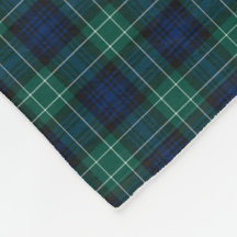 Clan Abercrombie Tartan bleu et vert plaid