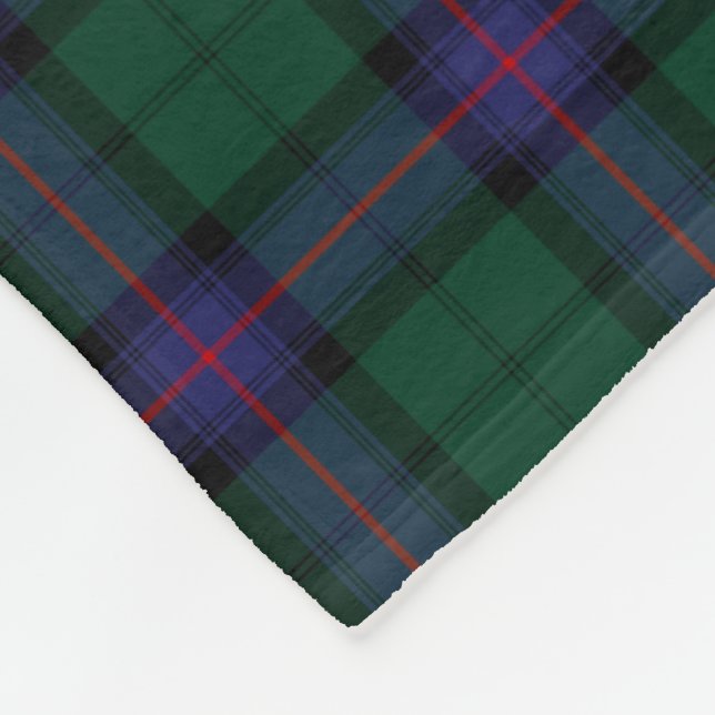 Couverture Polaire Clan Armstrong Scottish Tartan Plaid Motif (Coin)