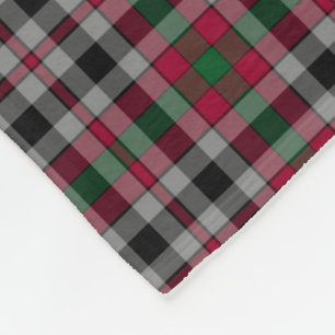 Couverture Polaire Clan Borthwick Scottish Tartan Plaid Motif