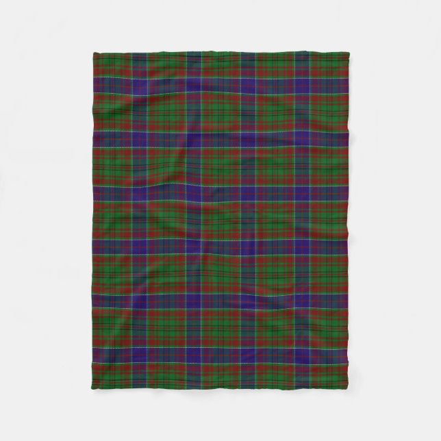 Couverture Polaire Clan écossais Adams Tartan Plaid (Devant)