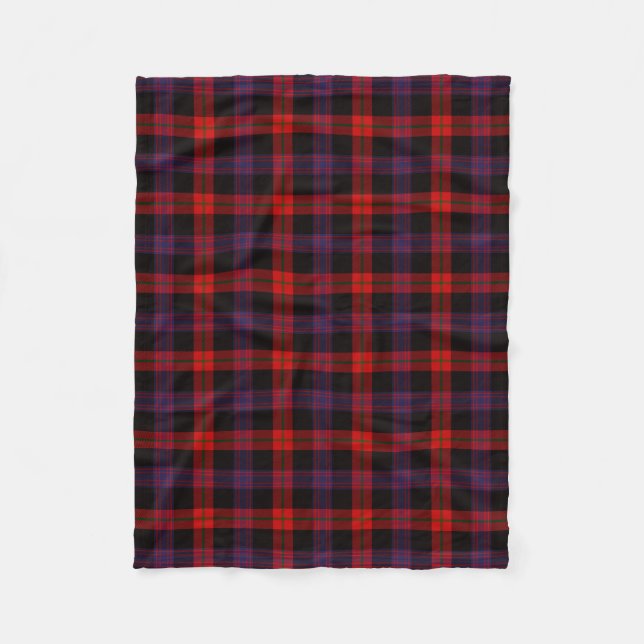 Couverture Polaire Clan écossais Brown Tartan Plaid (Devant)