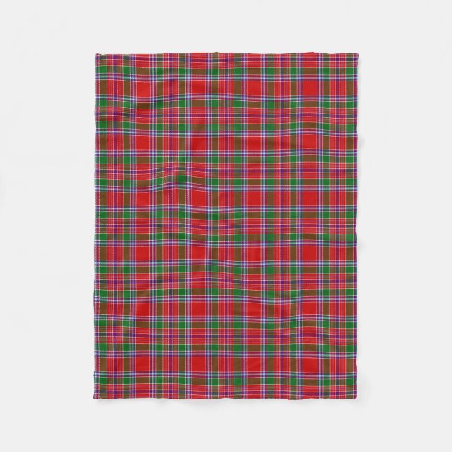 Couverture Polaire Clan écossais Burrell Tartan Plaid (Devant)