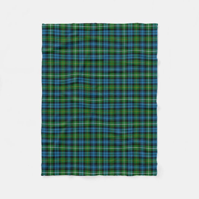 Couverture Polaire Clan Écossais Campbell D'Argyll Tartan Plaid (Devant)