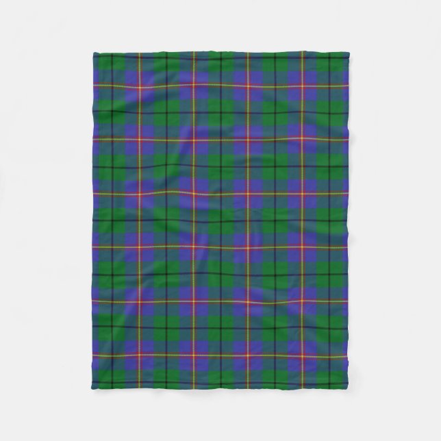 Couverture Polaire Clan écossais Carmichael Tartan Plaid (Devant)
