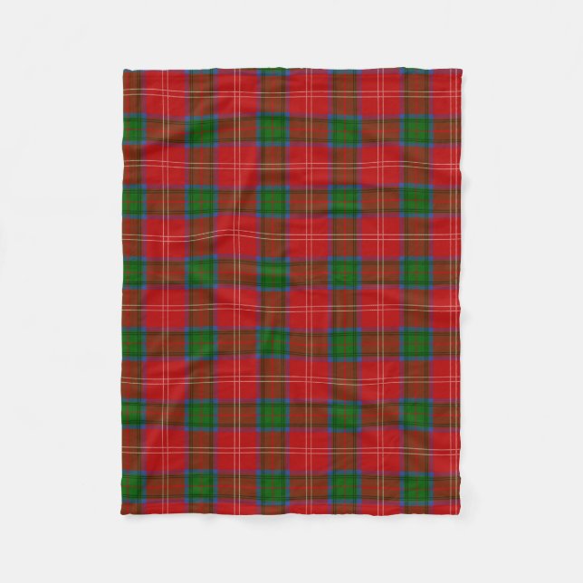 Couverture Polaire Clan écossais Chisholm Tartan Plaid (Devant)