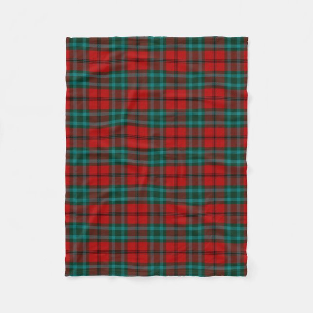 Couverture Polaire Clan écossais Cook Tartan Plaid (Devant)