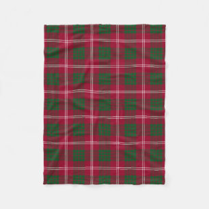 Couverture Polaire Clan écossais Crawford Tartan Plaid
