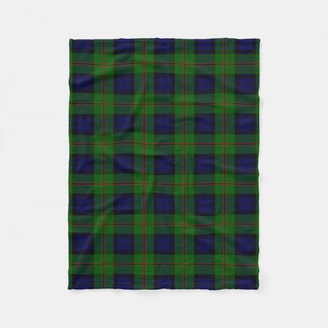Couverture Polaire Clan écossais Dundas Tartan Plaid (Devant)