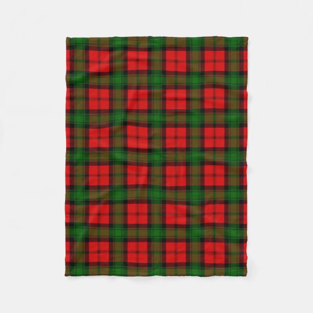 Couverture Polaire Clan écossais Kerr Tartan Plaid (Devant)
