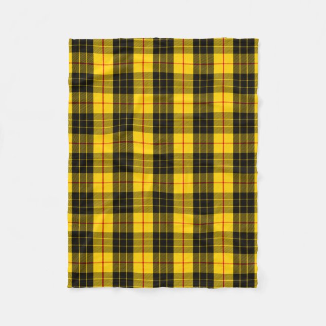 Couverture Polaire Clan écossais MacLeod Tartan Plaid (Devant)