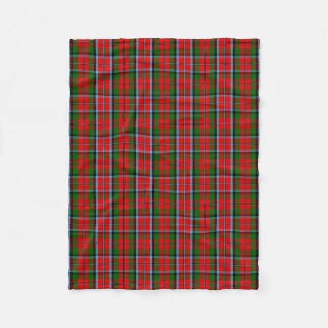 Couverture Polaire Clan écossais MacNaughton Tartan Plaid (Devant)