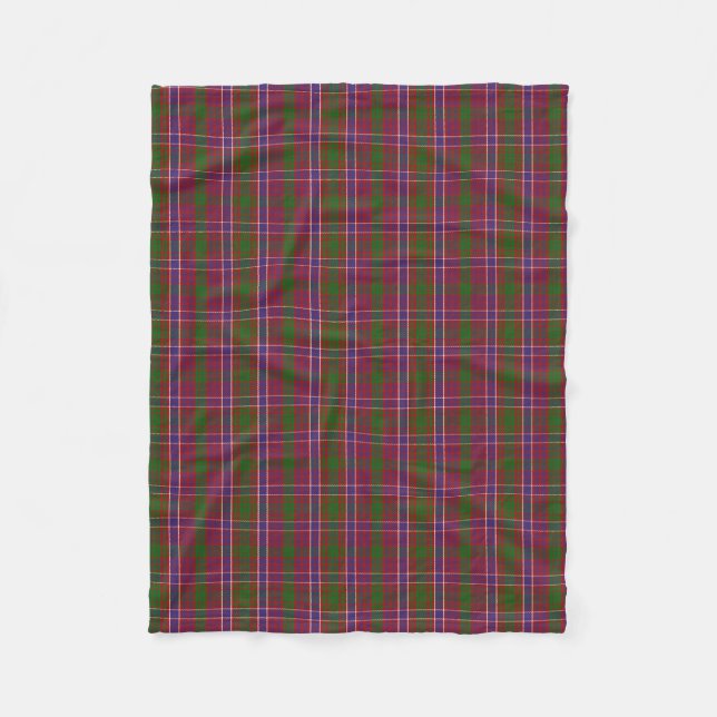 Couverture Polaire Clan écossais MacRae Tartan Plaid (Devant)