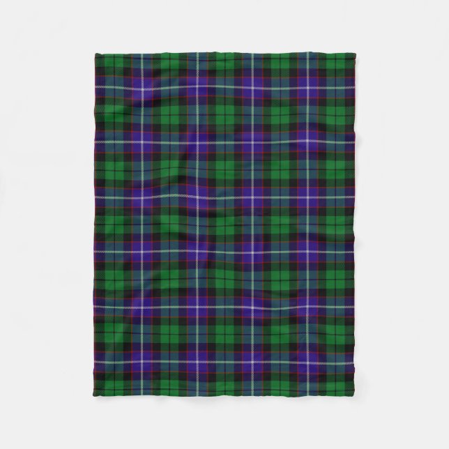 Couverture Polaire Clan écossais Mitchell Tartan Plaid (Devant)