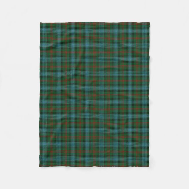 Couverture Polaire Clan écossais Ross chassant le tartan classique (Devant)