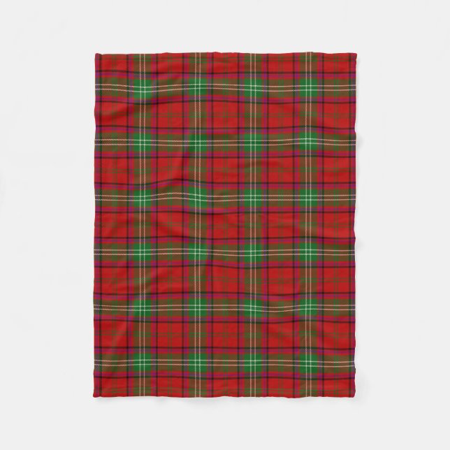 Couverture Polaire Clan écossais Seton Tartan Plaid (Devant)