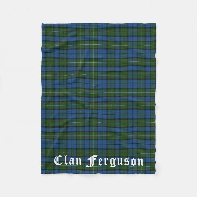 Couverture Polaire Clan Ferguson Tartan (Devant)