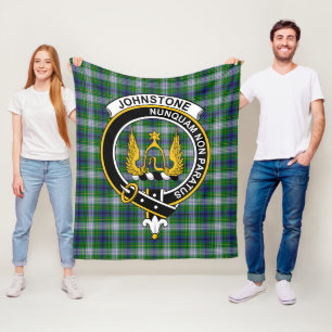 Couverture Polaire Clan Johnston habit Tartan Plaid