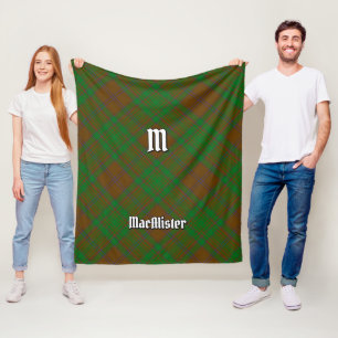 Couverture Polaire Clan MacAlister de Glenbarr Hunting Tartan