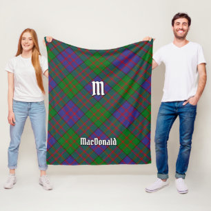 Couverture Polaire Clan MacDonald Tartan Fleece Blanket