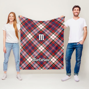 Couverture Polaire Clan MacFarlane robe Tartan