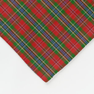 Couverture Polaire Clan MacLean de tartan de Duart