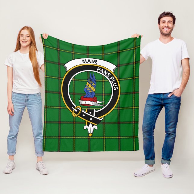 Couverture Polaire Clan Mar Tribe Tartan Plaid (En situation)