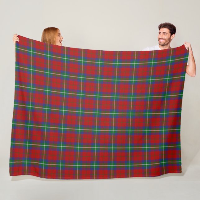 Couverture Polaire Clan Ruthven Tartan (En situation)