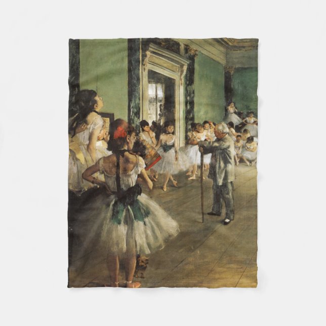 Couverture Polaire Classe de ballet, 1874 Degas Edgar (Devant)
