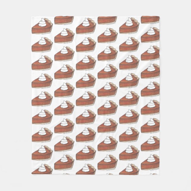 Couverture Polaire Classic Citrouille Pie Slice Thanksgiving Dîner (Devant)