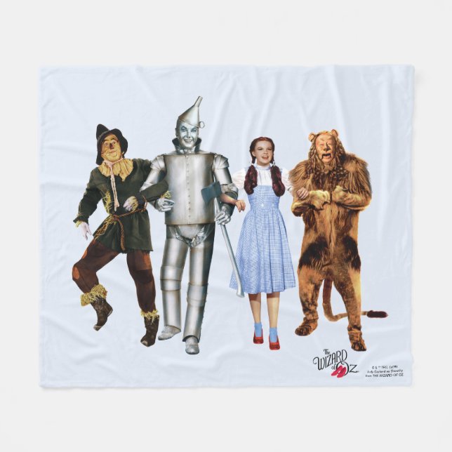 Couverture Polaire Classic Wizard of Oz Characters (Devant (Horizontal))