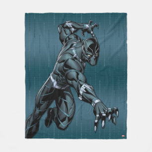 Couverture Polaire Classique Avengers   Black Panther Claw Attack