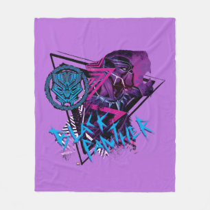 Couverture Polaire Classique Avengers   Neon Black Panther Graphic