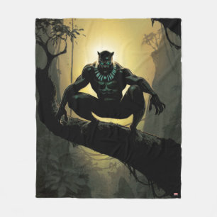Couverture Polaire Classiques Avengers Black Panther dans l'arbre