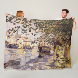 Couverture Polaire Claude Monet. La Seine à Rouen