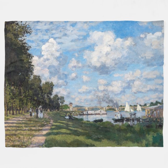 Couverture Polaire Claude Monet - Le Bassin d'Argenteuil (Devant (Horizontal))