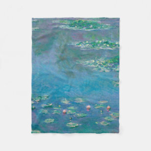 Couverture Polaire Claude Monet - Nymphes d'eau