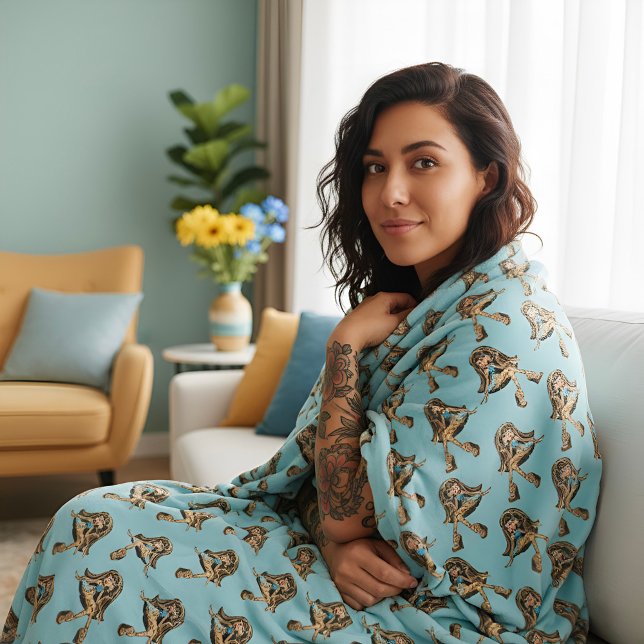 Couverture Polaire Cleo Fleece Blanket (Créateur téléchargé)