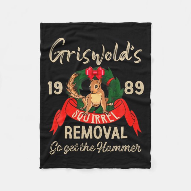 Couverture Polaire Clic Christmas Movie Squirrel Removal Vacation  (Devant)