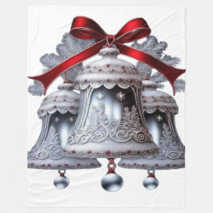 Couverture Polaire Cloches en argent