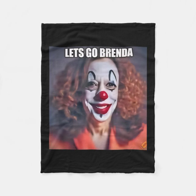Couverture Polaire Clown Go Go Brenda (Devant)