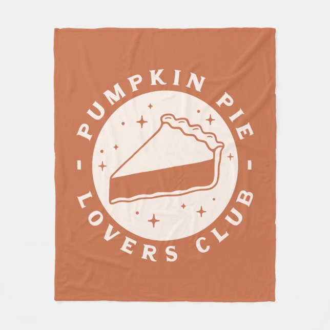 Couverture Polaire Club des amateurs de tartes citrouilles (Devant)