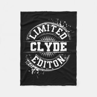 Couverture Polaire Clyde Édition Limitée Blague Personnalisée Nom Drô
