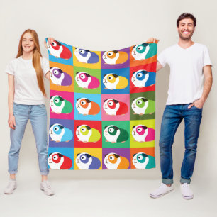 Couverture Polaire Cobayes d'art de bruit